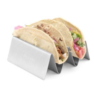 Support pour taco pour 2 taco inox