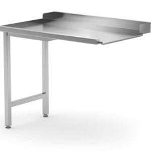 Table de décharge pour lave vaiselle droite 1000x700x850