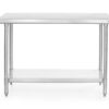 Table de travail inox inox 1200x600x850 mm Budget – Image 3