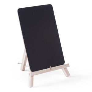 Tableau ardoise 210x150 mm avec support en bois
