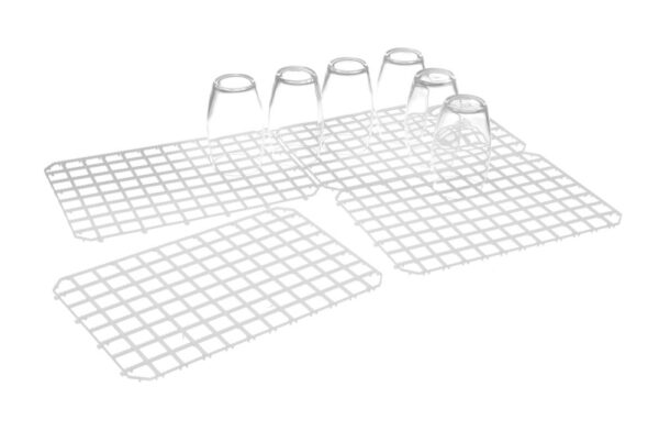 Tapis d'égouttoir PP raccordable 313x209 mm