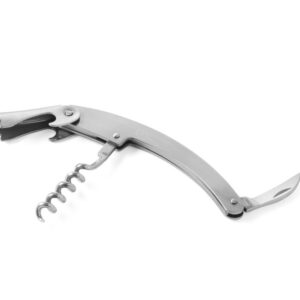 Tire-bouchon limonadier inox courbé