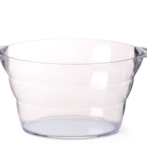 Vasque à bouteilles SAN tranparent ovale 470x290x230mm