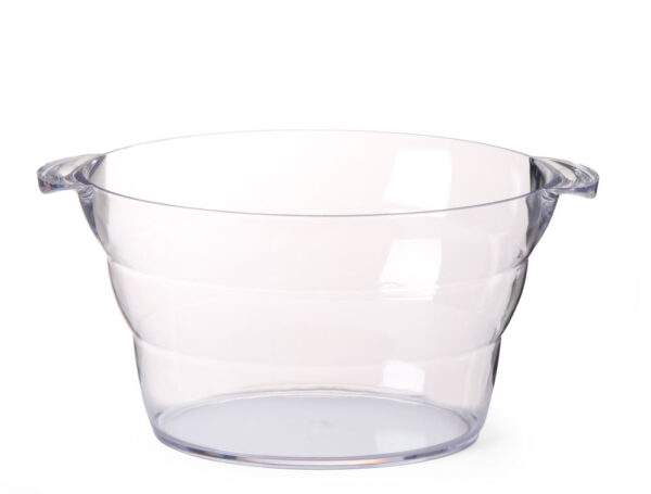 Vasque à bouteilles SAN tranparent ovale 470x290x230mm