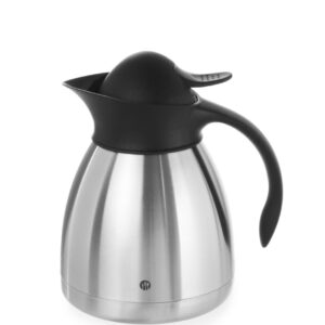 Verseuse isotherme 1,5 l inox PP noir