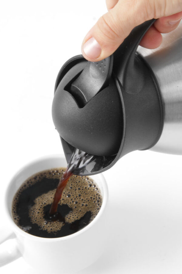 Verseuse isotherme 2 l inox PP noir – Image 4