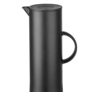 Verseuse isotherme noir 1 l PP bouton poussoir