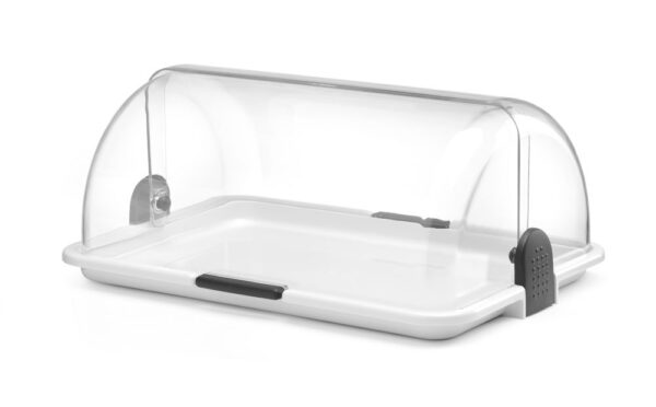 Vitrine à couvercle coulissant plastique seul