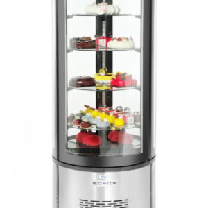 Vitrine de présent. pâtisserie ronde 360 l