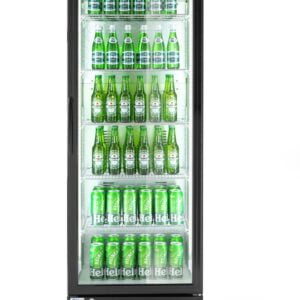 Vitrine de présentation boissons une porte - 287 l