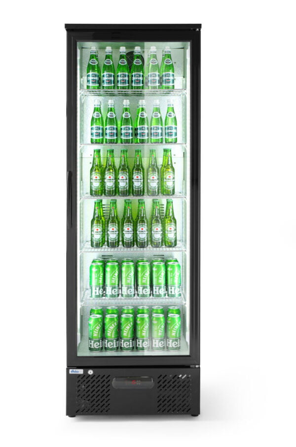 Vitrine de présentation boissons une porte - 287 l