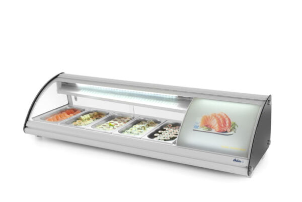 Vitrine de sushi réfrigérée 63 l 5x GN 1/3 – Image 3