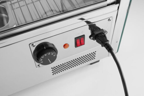 Vitrine de table chauffante 3 niveaux 230V 1100W – Image 3