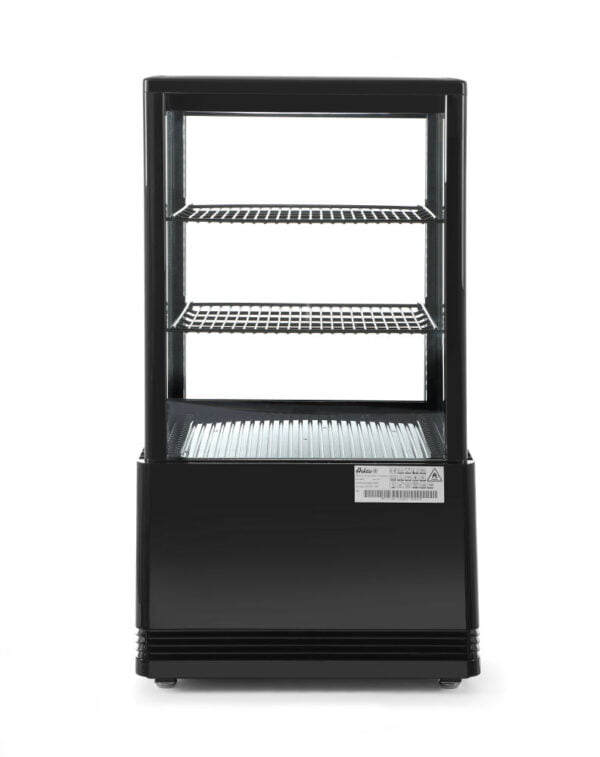 Vitrine de table noir 58 l anti-buée hauteur 816 mm – Image 3