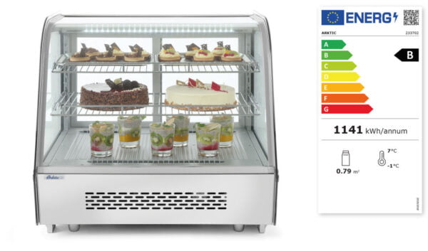 Vitrine de table réfrigérée 120 l 230V 160W – Image 4