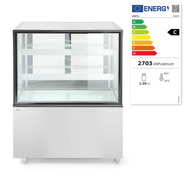 Vitrine réfrigérée - 610L avec 2 étagères – Image 2