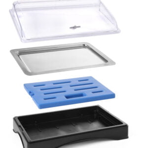 Vitrine réfrigérant avec couvercle GN 1/1
