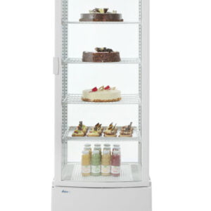 Vitrine réfrigerée blanc 270 l anti-buée hauteur 1913mm