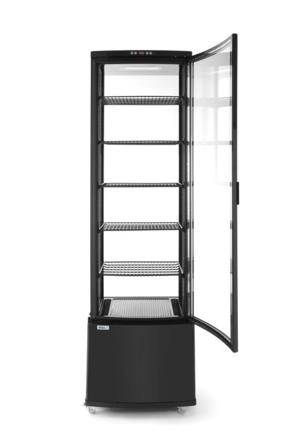 Vitrine réfrigerée noir 270 l anti-buée hauteur 1913mm – Image 3