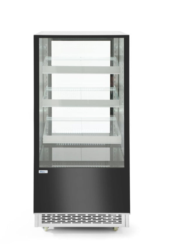 Vitrines réfrigérées - 500L avec 3 étagères inclinées