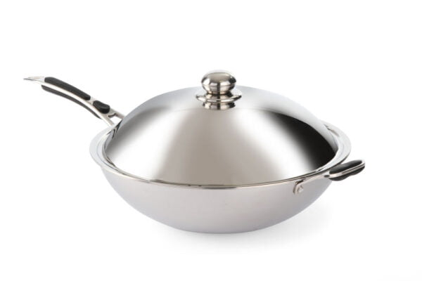 Wok avec couvercle pour wok à induction 239766