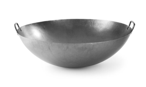Wok avec poignées 70 cm tôle d'acier