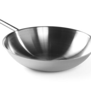 Wok inox 36 cm poignée en inox