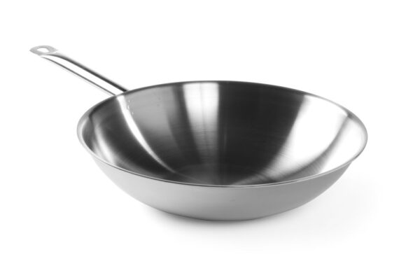 Wok inox 36 cm poignée en inox
